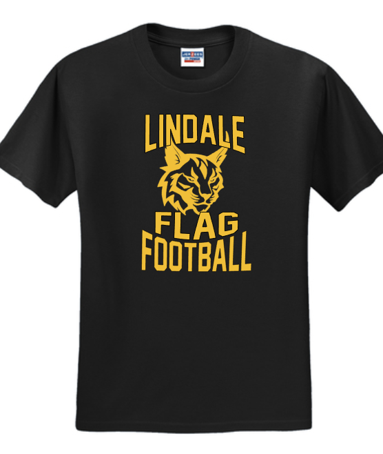 Lindale Lynx - FOOTBALL - Short Sleeve Shirt (Black)
