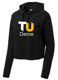 TU DANCE - STACKED - Tri-Blend Crop Hooded Pullover