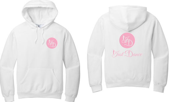 Just Dance - White Hoodie Sweatshirt