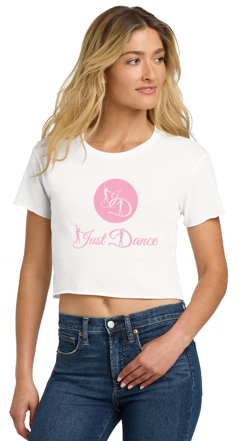 Just Dance - White Cali Crop Top