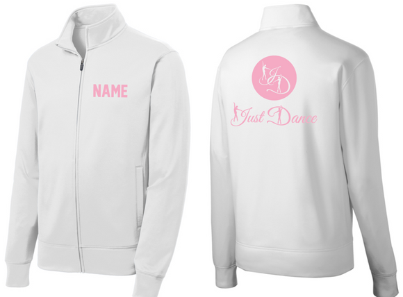 Just Dance - White Warm Up Jacket (Youth, Ladies & Adult)