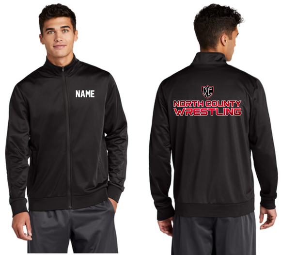 NC Wrestling - Gradient - Black Warm Up Jacket (Ladies & Unisex)