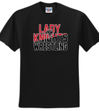 NC Wrestling - Lady Knights - Short Sleeve Shirt (Black or Grey)