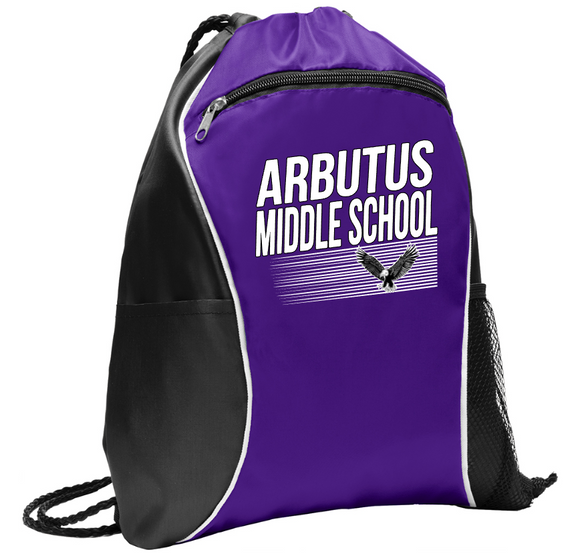 Arbutus Middle - Black and Purple Cinch Pack