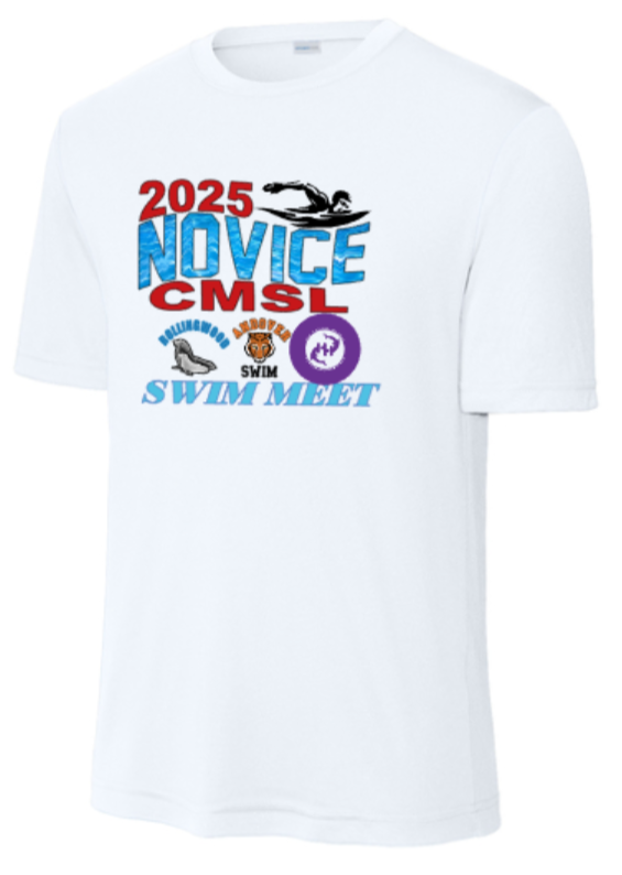2025 Novice Meet - White Performance Short Sleeve Shirt
