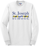 St. Joseph Cockeysville - Flag - Long Sleeve Shirt (Light Blue, Navy or White) (Youth and Adult)