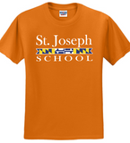 St. Joseph Cockeysville - Flag - Short Sleeve Shirt (Island Yellow, Tennessee Orange, Deep Purple, True Red or Kelly Green) (Youth and Adult)