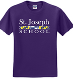 St. Joseph Cockeysville - Flag - Short Sleeve Shirt (Island Yellow, Tennessee Orange, Deep Purple, True Red or Kelly Green) (Youth and Adult)