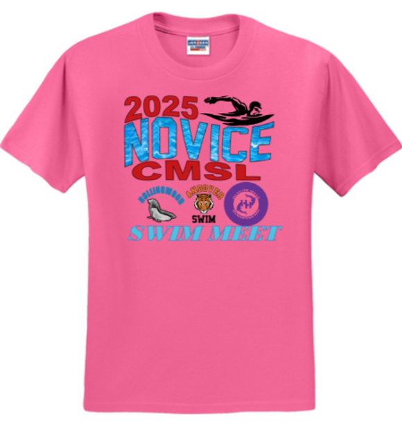 2025 Novice Meet - Pink Short Sleeve Shirt - ONLINE ONLY