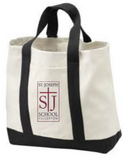 St. Joseph School - Two Tone Tote Bag - Rectangle Logo