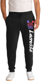 OM Youth LAX - Sweatpants (Joggers or Open Bottom) (Black)