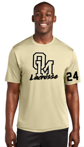 OM Youth Lax - BLACK & GOLD - SS Performance Shirt