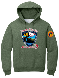 Elkridge Historic Young Marines - Military Green Hoodie Sweatshirt