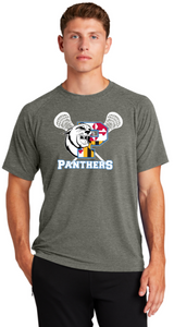 PANTHERS LAX - MD Flag TALL Performance Short Sleeve T Shirt (Black or Silver)