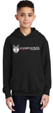 St. Joseph School - Youth Hoodie Sweatshirt - Wolfie Long Logo (Black, White or Grey)