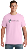 St. Joseph School - Adult Short Sleeve - Wolfie Long Logo (Maroon, Black, White, Grey or Pink)