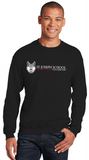 St. Joseph School - Adult Crewneck Sweatshirt - Wolfie Long (Black or Grey)