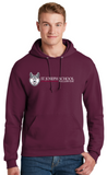 St. Joseph School - Adult Hoodie Sweatshirt - Wolfie Long (Black, White or Grey)