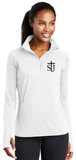 St. Joseph School - Lady 1/4 Zip - STJ Logo (Black, White, Dusty Rose or Grey)