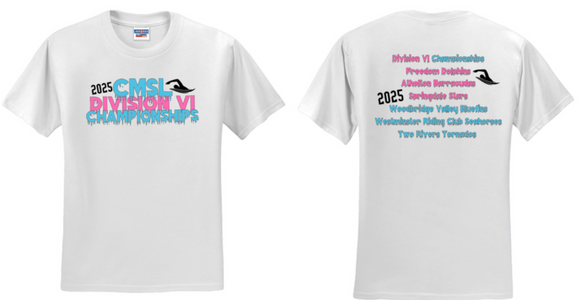 2025 CMSL DIV VI - White Short Sleeve Shirt