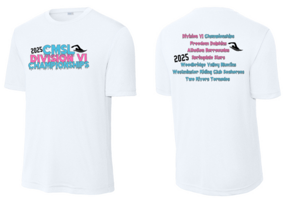 2025 CMSL DIV VI - White Performance Short Sleeve Shirt