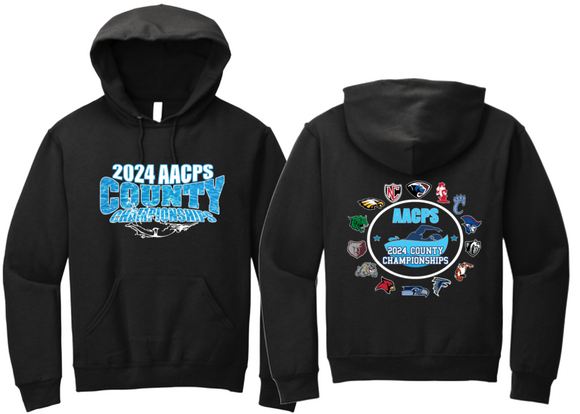 2024 AACPS Swimming Champs - Hoodie Sweatshirt - USE CODE: AACO FREE SHIP