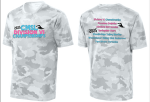 2025 CMSL DIV VI - White Camo Hex Short Sleeve Shirt