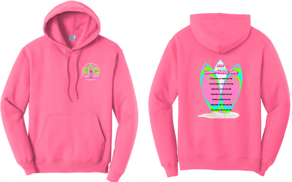 2024 Queen of the Chesapeake - Pink Hoodie Sweatshirt