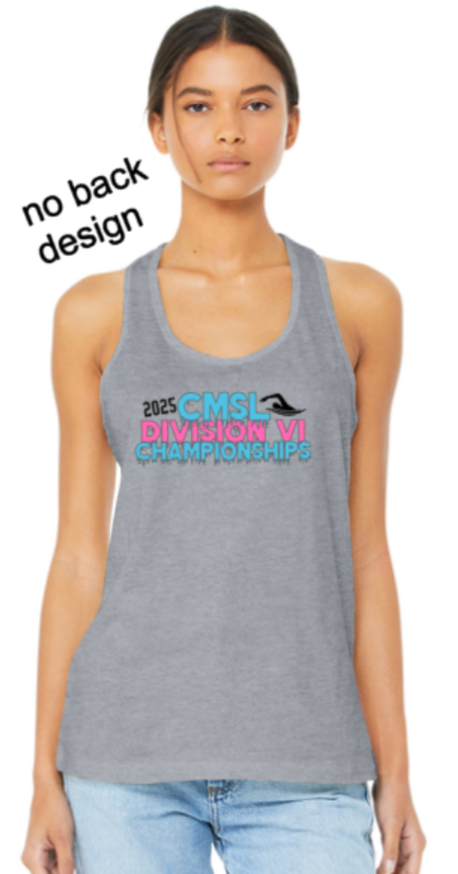 2025 CMSL DIV VI - Grey Racer Back Tank Top (Front Only)