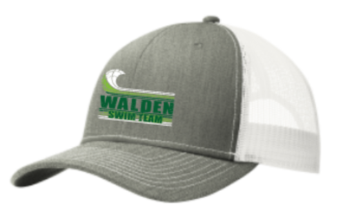 Walden Swim - Grey Snapback Trucker Hat (Printed)