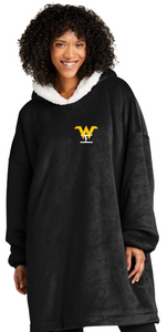 Warriors Gymnastics - Mountain Lodge Wearable Blanket (EMBROIDERED)