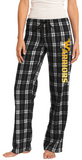 Warriors Gymnastics - Flannel PJ Pants (Black or Blue)