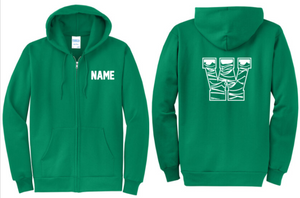 Walden Swim - Full Zip Green Hoodie