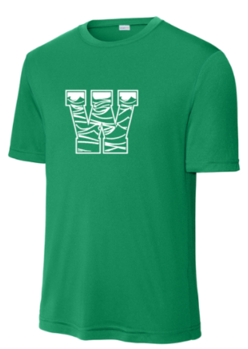 Walden Swim - Letter Green Performance Short Sleeve Shirt