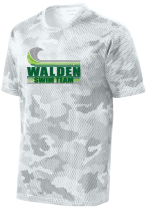 Walden Swim - Retro White Camo Hex Short Sleeve Shirt