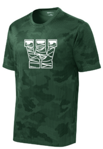 Walden Swim - Letter Green Camo Hex Short Sleeve Shirt