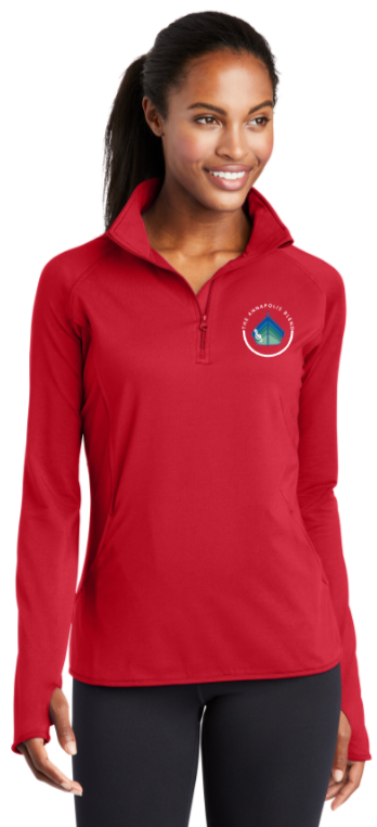 Annapolis Blend - 1/4 Zip Pullover (Red, Royal, Rose or Green)