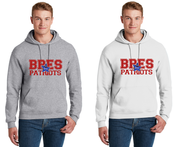 BPES - Patriots - Hoodie Sweatshirt (White or Grey)