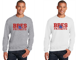 BPES - Patriots - Crew Neck Sweatshirt (White or Grey)