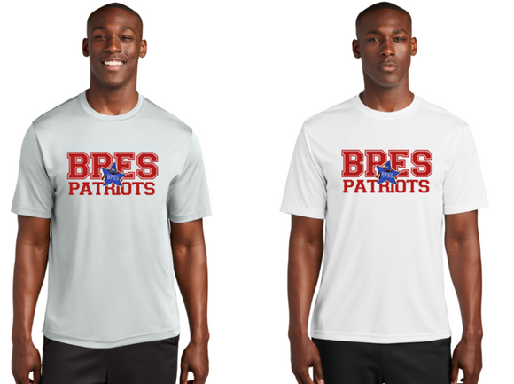 BPES - Patriots - SS Performance Shirt (White or Grey)