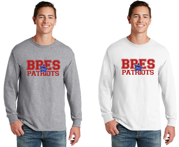 BPES - Patriots - Long Sleeve Shirt (White or Grey)