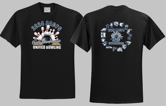 AACPS Unified Bowling - 2024 Championships Short Sleeve Shirt