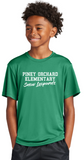 POES - Letters - SS Performance Shirt (White, Green or Grey) (Youth or Adult)