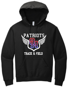 OMHS Track - Shield Hoodie Sweatshirt (Red, Blue or Black)