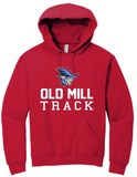 OMHS Track - Classic Hoodie Sweatshirt (Red, Blue or Black)