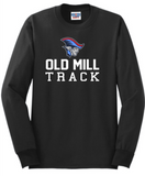 OMHS Track  - Classic Long Sleeve Shirt (Blue, Black or Red)