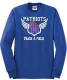 OMHS Track  - Shield Long Sleeve Shirt (Blue, Black or Red)