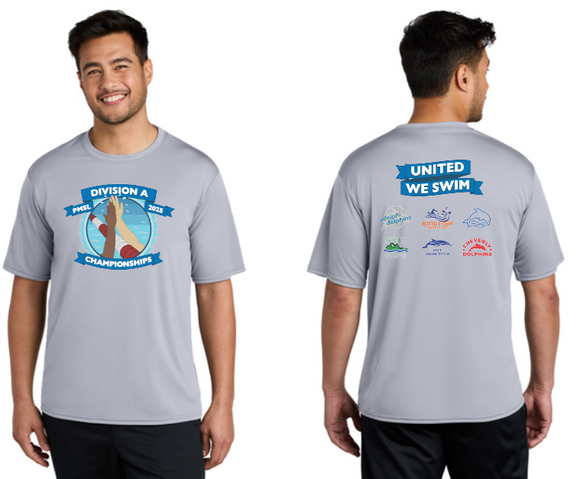 2025 PMSL DIV A CHAMPS - Grey Performance Short Sleeve Shirt