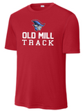 OMHS Track - Classic SS Performance Shirt (Red, Blue or Black)