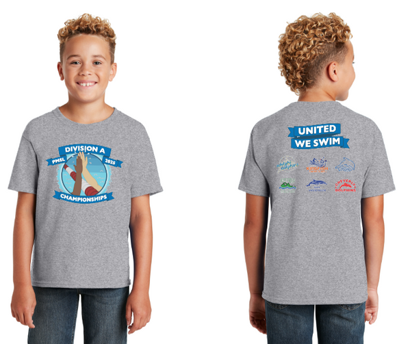 2025 PMSL DIV A CHAMPS - Grey Cotton Short Sleeve Shirt